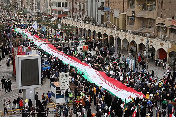 برگزاری راهپیمایی 22 بهمن در بیش از 50 نقطه خوزستان