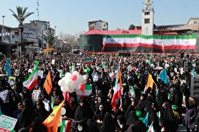 عکس | راهپیمایی ۲۲ بهمن در رشت