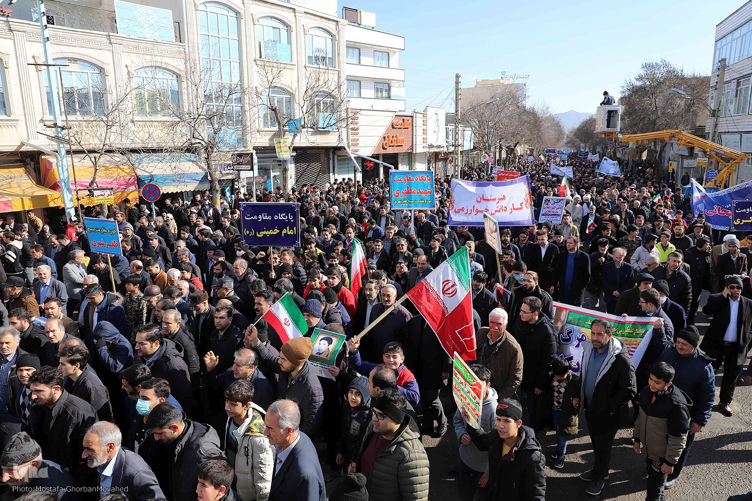 راهپیمایی ۲۲ بهمن در شهرستان اهر