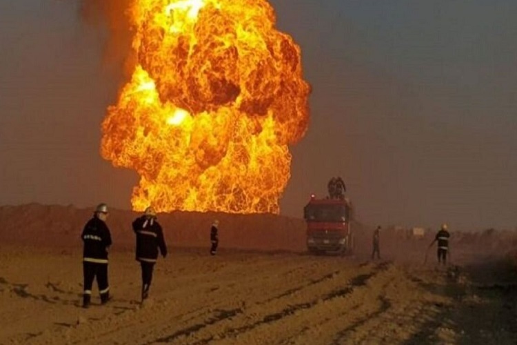 آتش‌سوزی خط انتقال گاز خرم‌بید