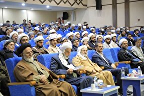 عکس | برگزاری همایش نقش علما و روحانیون در مشارکت حداکثری در انتخابات در کردستان