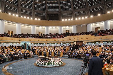 فیلم | اجرای حافظان و مرتلان دومین روز مسابقات بین‌المللی قرآن ایران