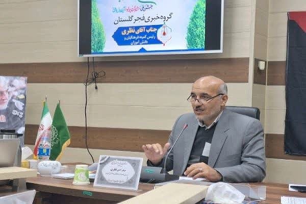 نظری رئیس ستاد کمیته فرهنگی ستاد دهه فجر گلستان