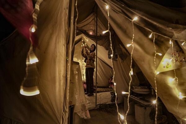 استقبال آوارگان فلسطینی از ماه رمضان + عکس
