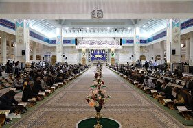 آیین ترتیل‌خوانی قرآن در حرم حضرت معصومه(س)