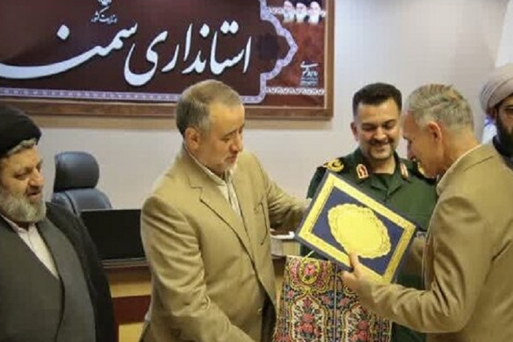 سید محمدرضا هاشمی استاندار سمنان در سومین جشنواره ملی الگوهای برتر حجاب و عفاف در ورزش بانوان سمنان