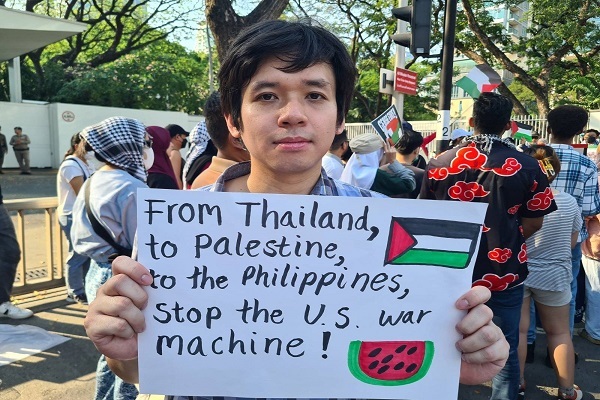 برگزاری تجمع همبستگی با فلسطین در تایلند + عکس