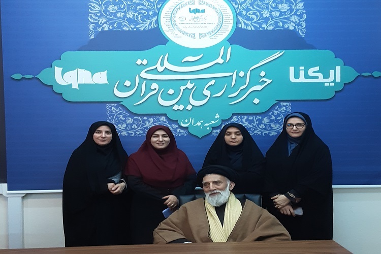 حضور آیت الله موسوی اصفهانی در دفتر ایکنا همدان