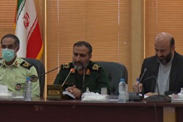 سردار. ملک شاهکوهی فرمانده سپاه نینوا گلستان در جلسه عفاف و حجاب