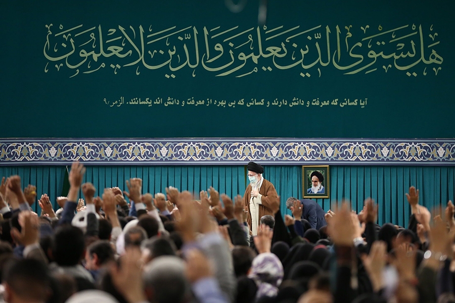 دیدار معلمان و فرهنگیان با رهبر انقلاب