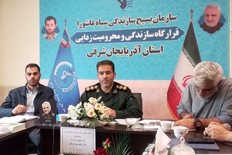 سرهنگ پاسدار ملک لو، مسئول بسیج سازندگی سپاه عاشورا