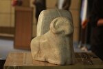 عکس | رونمایی از بزرگترین تندیس سنگی کشف شده در سیستان