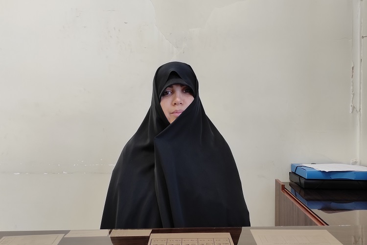 محدثه جوان‌حیدری مسئول هیئت نرجسانه همدان