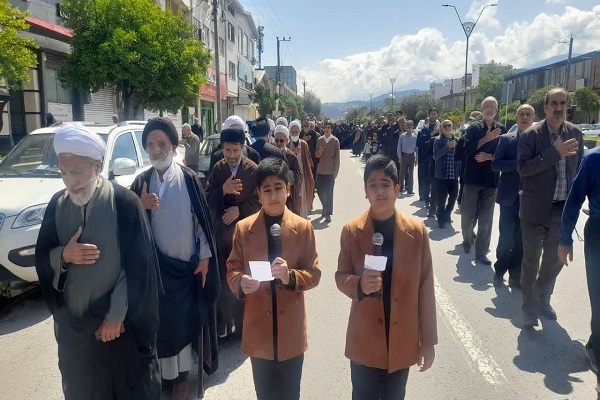 مراسم دسته روی بزرگداشت شهادت امام جعفرصادق(ع) در بهشهر