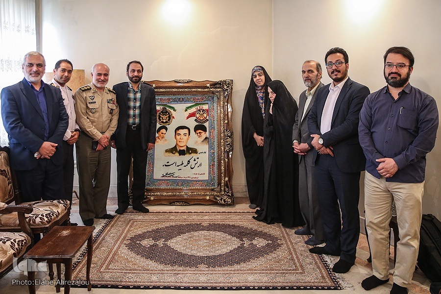 دیدار جامعه قرآنی با شهید قرآنی ارتش