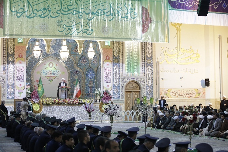 حجت‌الاسلام والمسلمین احمد مروی، تولیت آستان قدس رضوی در مراسم آغاز جشن‌های دهه کرامت