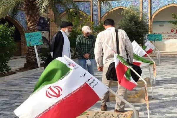 حضور حجت الاسلام موسوی فرد در یادمان شهدای هویزه