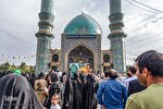 جشن میلاد امام هشتم در آستان امامزاده محمد(ع)