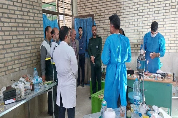 گروه جهادی دندانپزشکی در منطقه مرزی درح