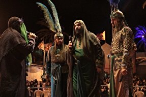 عکس | یازدهمین شب دهمین سوگواره ملی «تعزیه ده‌زیار»