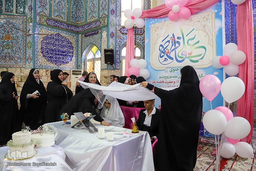 مراسم عقد در مسجد