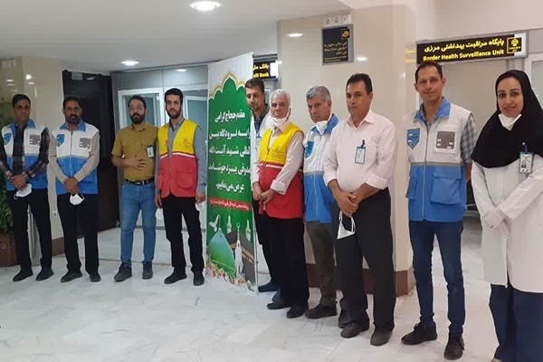 استقرار پایگاه مراقبت بهداشت مرزی در فرودگاه یزد