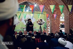 کلیپ | جشن عمامه‌گذاری طلاب در اردبیل