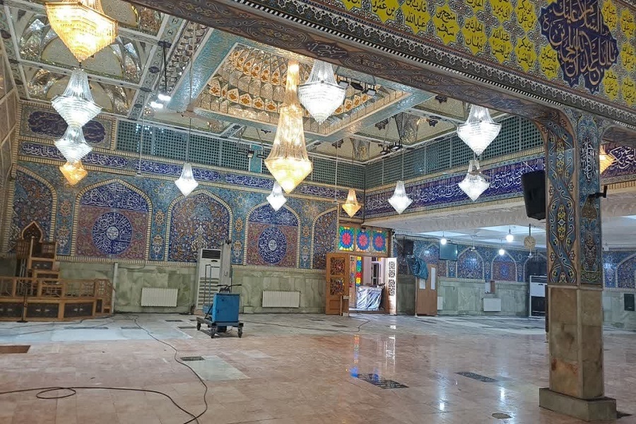 حریق در حرم سیدجلال الدین اشرف