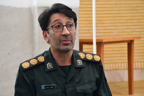 سرهنگ ممشلی مسئول بسیج دانش آموزی سپاه نینوا گلستان
