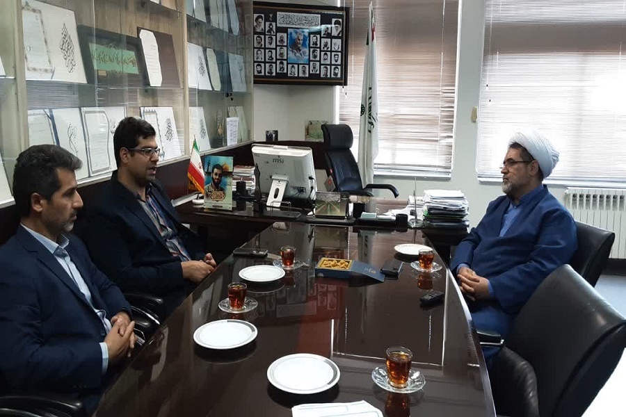 دیدار مدیر شعب استانی ایکنا با مدیرکل اوقاف گیلان
