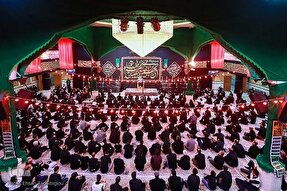 آغاز برنامه‌های عزاداری سرور و سالار شهیدان امام حسین(ع) در حسینیه اعظم زنجان