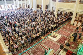 نماز عید قربان در شاهچراغ