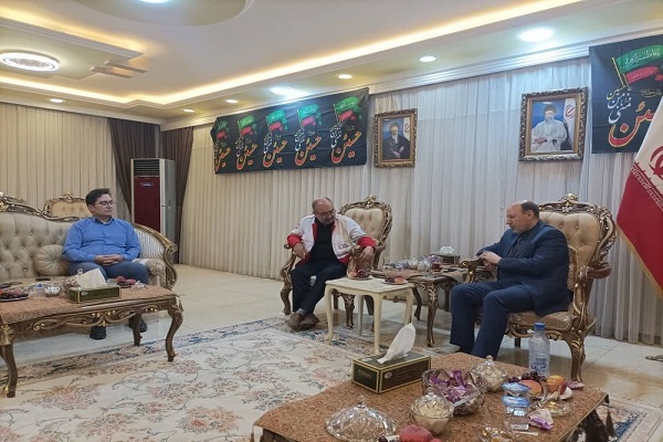 دیدار رئیس امداد و نجات هلال احمر کشور با مسئولان اقلیم کردستان