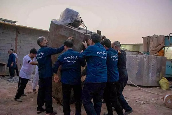 تیم فنی مهندسی حرم مطهر بانوی کرامت