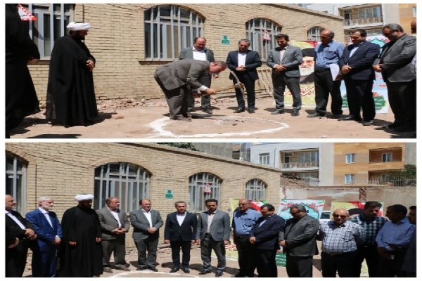 کلنگ‌زنی مدرسه خیرساز