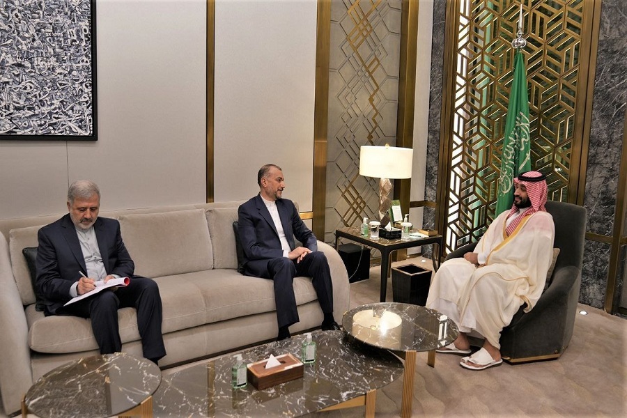 گزارش امیرعبداللهیان از دیدار با ولیعهد عربستان + عکس