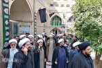 تجمع حوزویان یزد در محکومیت هتک حرمت به قرآن