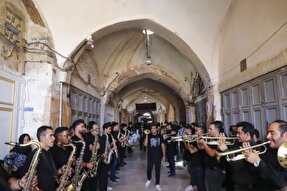 عکس | عزاداری تاسوعا در بازار کرمان