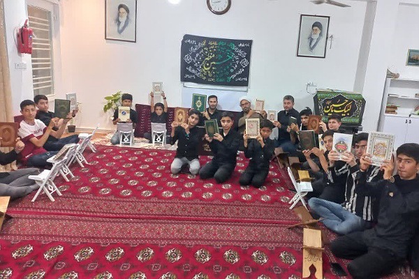نوجوانان قرآنی خانه قرآن شمیم وحی گنبد