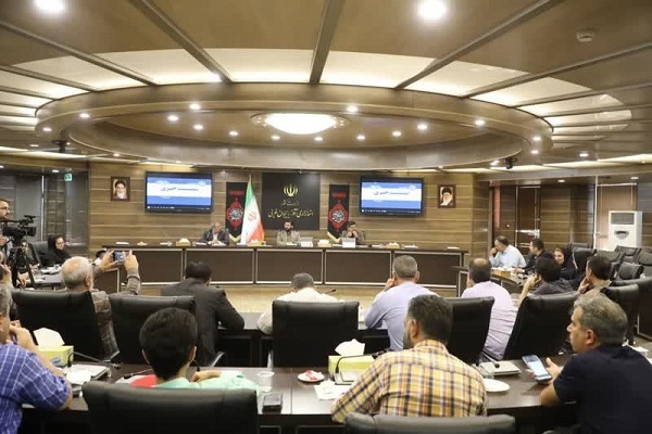 نشست خبری یاسر رهبردین، معاون هماهنگی امور عمرانی استاندار آذربایجان غربی