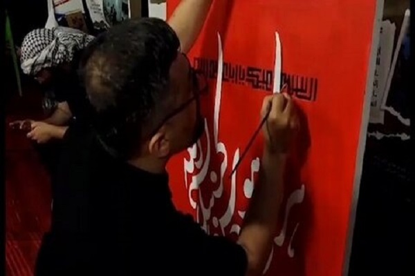 موکب هنر و رسانه قم در مسیر پیاده‌روی نجف به کربلا