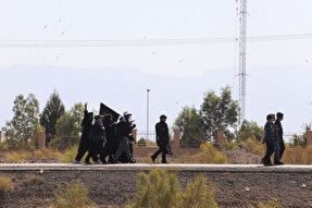 عکس | پیاده‌روی جاماندگان اربعین در کرمان