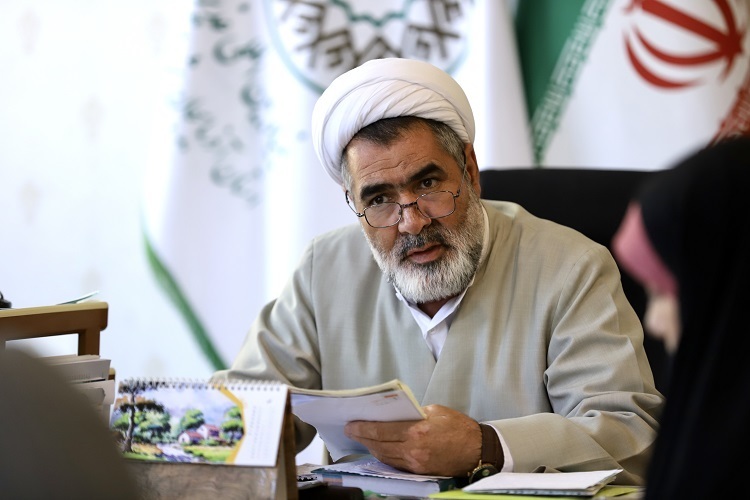 حجت الاسلام کاملی فر، رئیس بنیاد بین‌المللی غدیر در آذربایجان‌شرقی