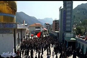 عکس ا پیاده‌روی «حرم تا حرم» اربعین حسینی در زیراب سوادکوه