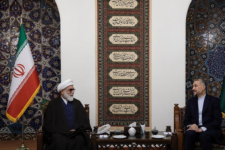 امیر عبداللهیان وزیر امور خارجه حجت الاسلام احمد مروی تولیت آستان قدس رضوی
