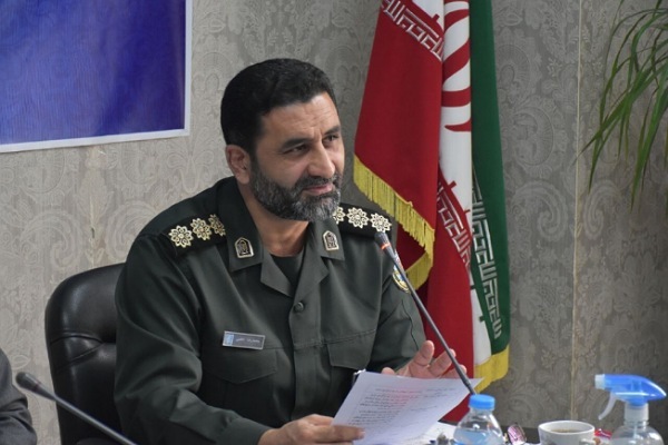 سرهنگ کاظمی مدیر بنیاد حفظ آثار و آرش های دفاع مقدس گلستان
