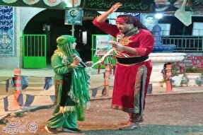 پنجمین شب سوگواره تعزیه «غریب» در شهرستان نور برگزار شد + عکس