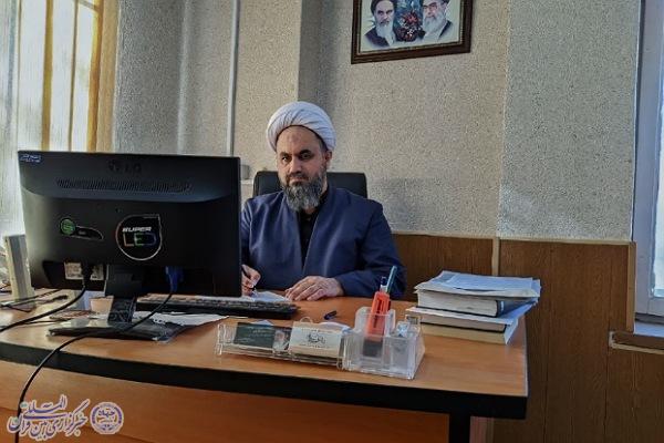 حجت الاسلام منصوری رضی معاون مسئول نهاد رهبری در دانشگاه گلستان