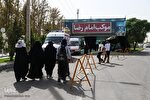 عکس | پذیرایی از زائران پیاده حضرت رضا(ع) در مسیر منتهی به مشهد