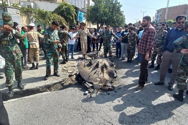 شی ناشناس در شهر گرگان سقوط کرد
